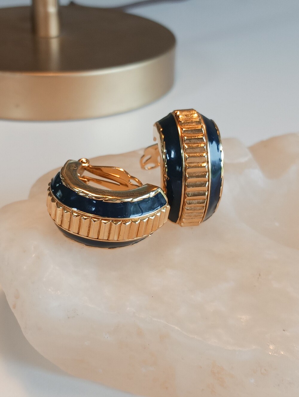 Vintage St. John Clip On Earrings